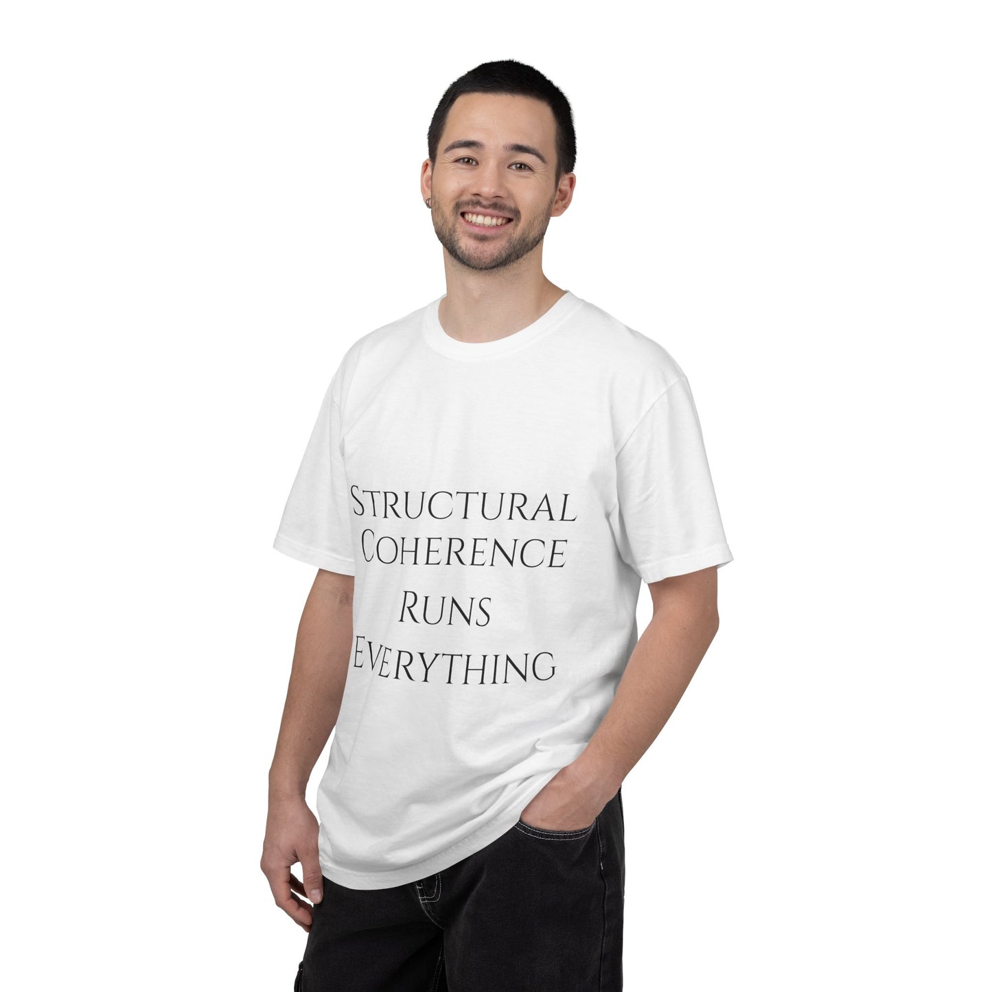 Structural Coherence Runs Everything T-Shirt | Esoteric Graffiti