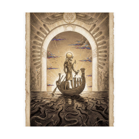 RA’S BARQUE - PASSAGE THROUGH THE GATE 1 (DAY & DUAT)