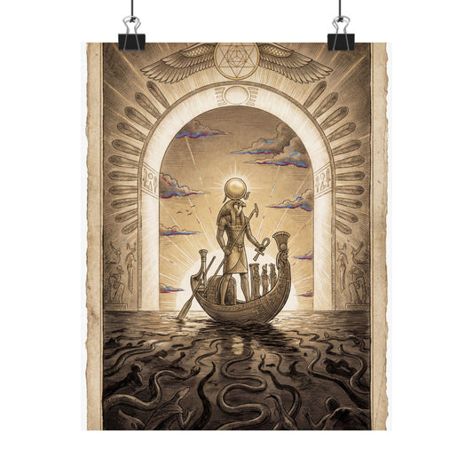 RA’S BARQUE - PASSAGE THROUGH THE GATE 1 (DAY & DUAT)